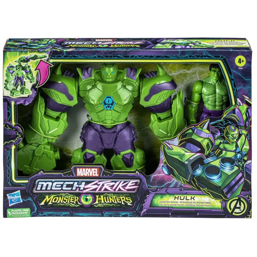 Marvel Avengers Mech Strike Monster Hunters Monster Smash With 6-Inch-Scale Hulk Deluxe Action Figure For Kids Ages 4 Years And Up 2