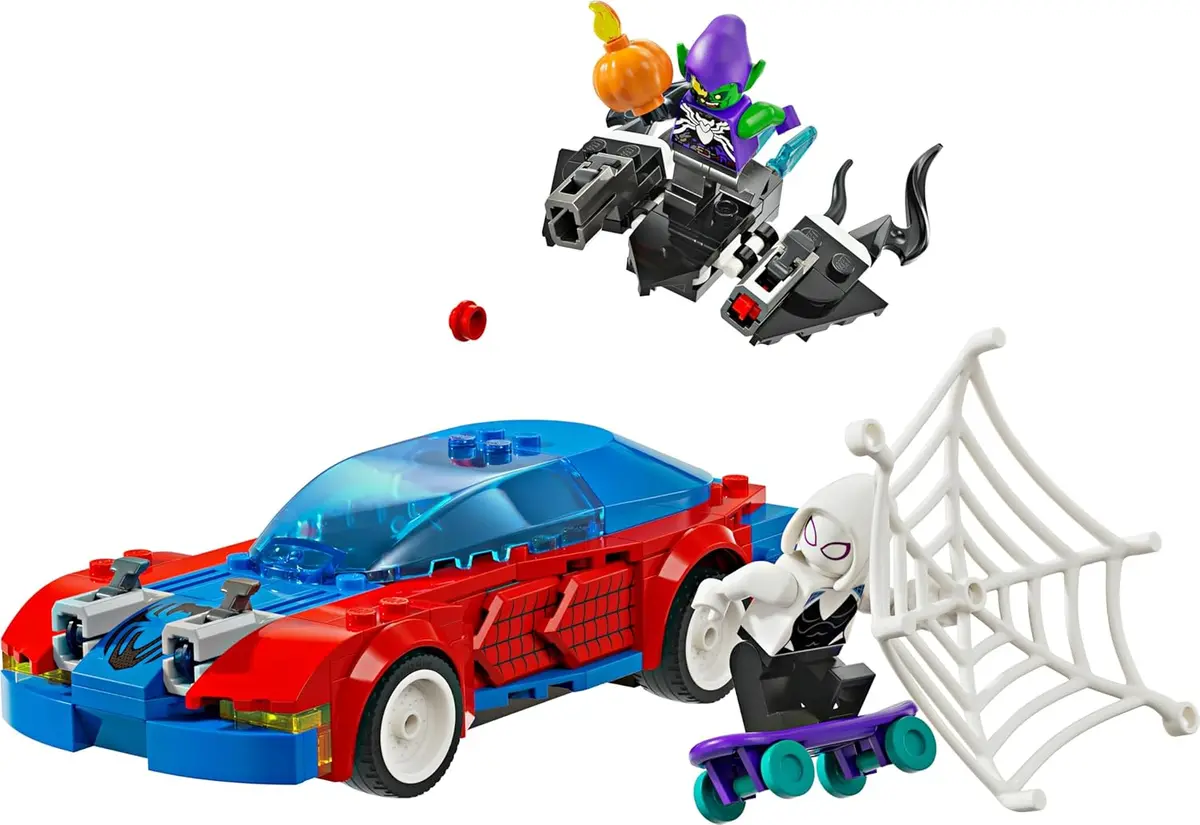 Lego Marvel Spider-Man Race Car & Venom Green Goblin Building Kit For Ages 7+ 2