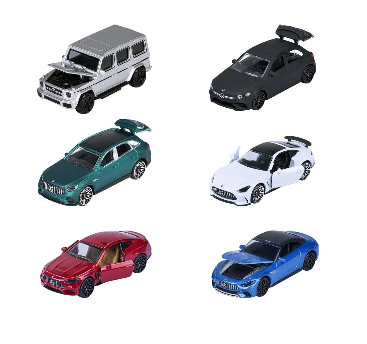 Majorette Auto Mercedes Amg Premium - Metal Toy Car With Freewheel, Suspension & Opening Parts For Kids & Collectors Styles & Design May Vary - Only 1 Model Included 1