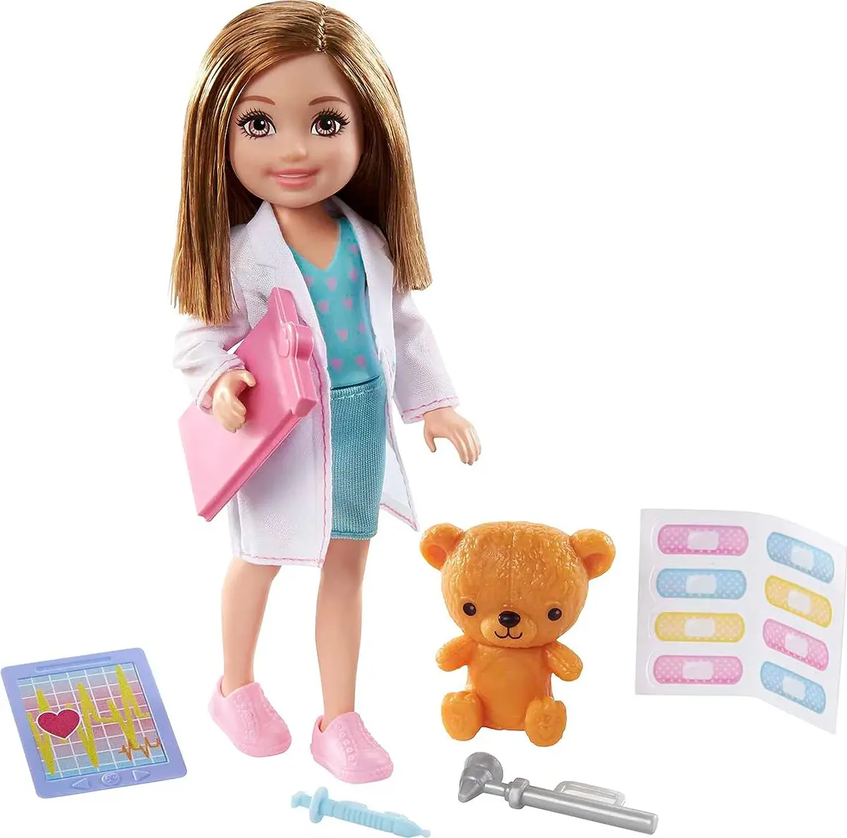 Barbie Chelsea Can Be 6 Inch Brunette Chelsea Doctor Doll Playset For Ages 3 Years Old & Up 1
