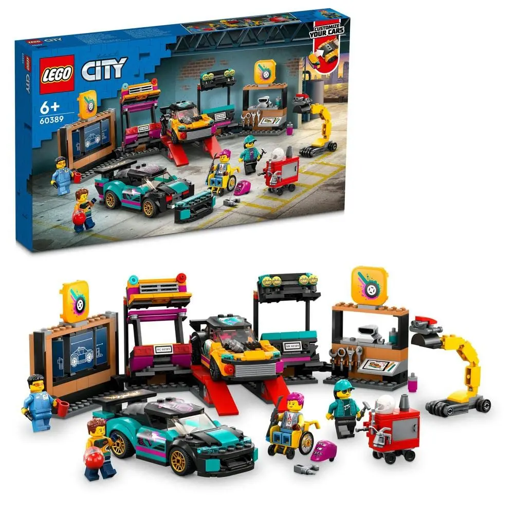 Lego City Custom Car Garage Building Kit For Ages 6+ 1