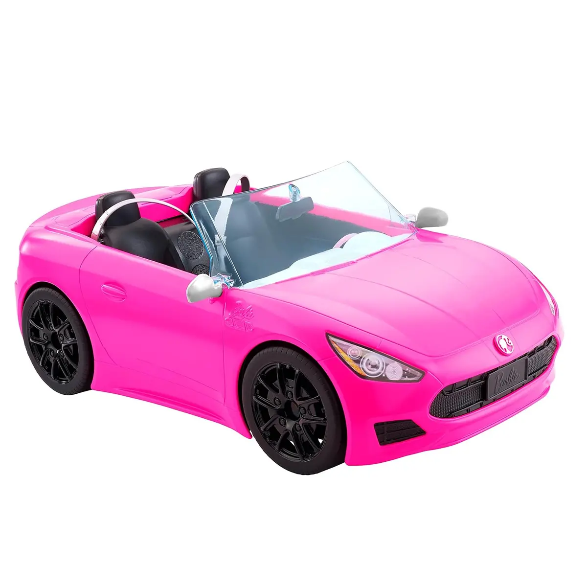 Barbie Convertible 2-Seater Pink Car With Rolling Wheels & Realistic Details Gift For Ages 3 Years And Up 1