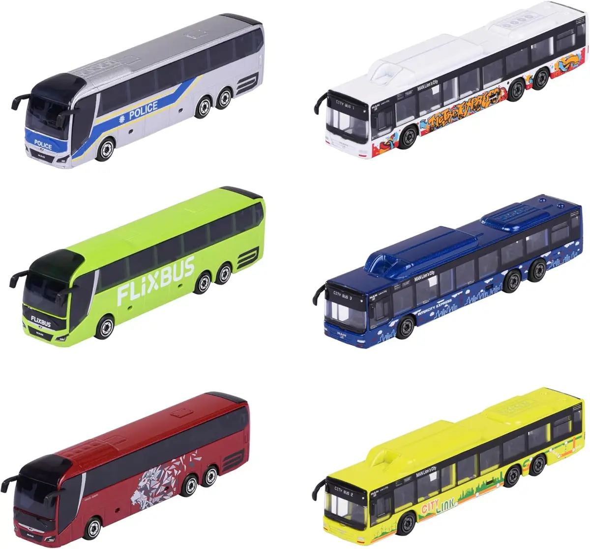 Majorette City Bus With Freewheel And Suspension Metal Body Toy Bus For Kids & Collectors Styles & Design May Vary 1