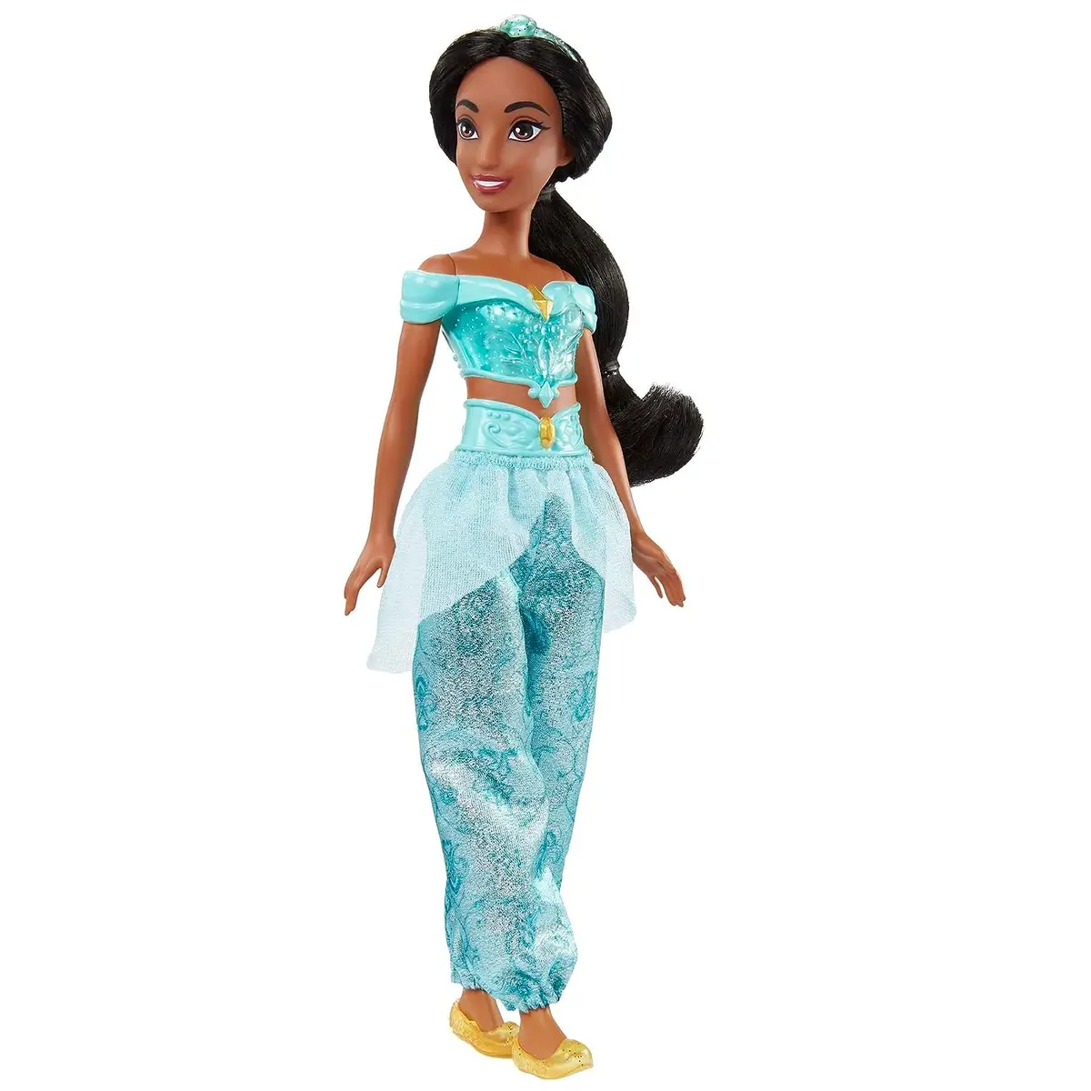 Disney Princess Jasmine Posable Fashion Doll With Sparkling Clothing And Accessories For Kids Ages 3+ 1