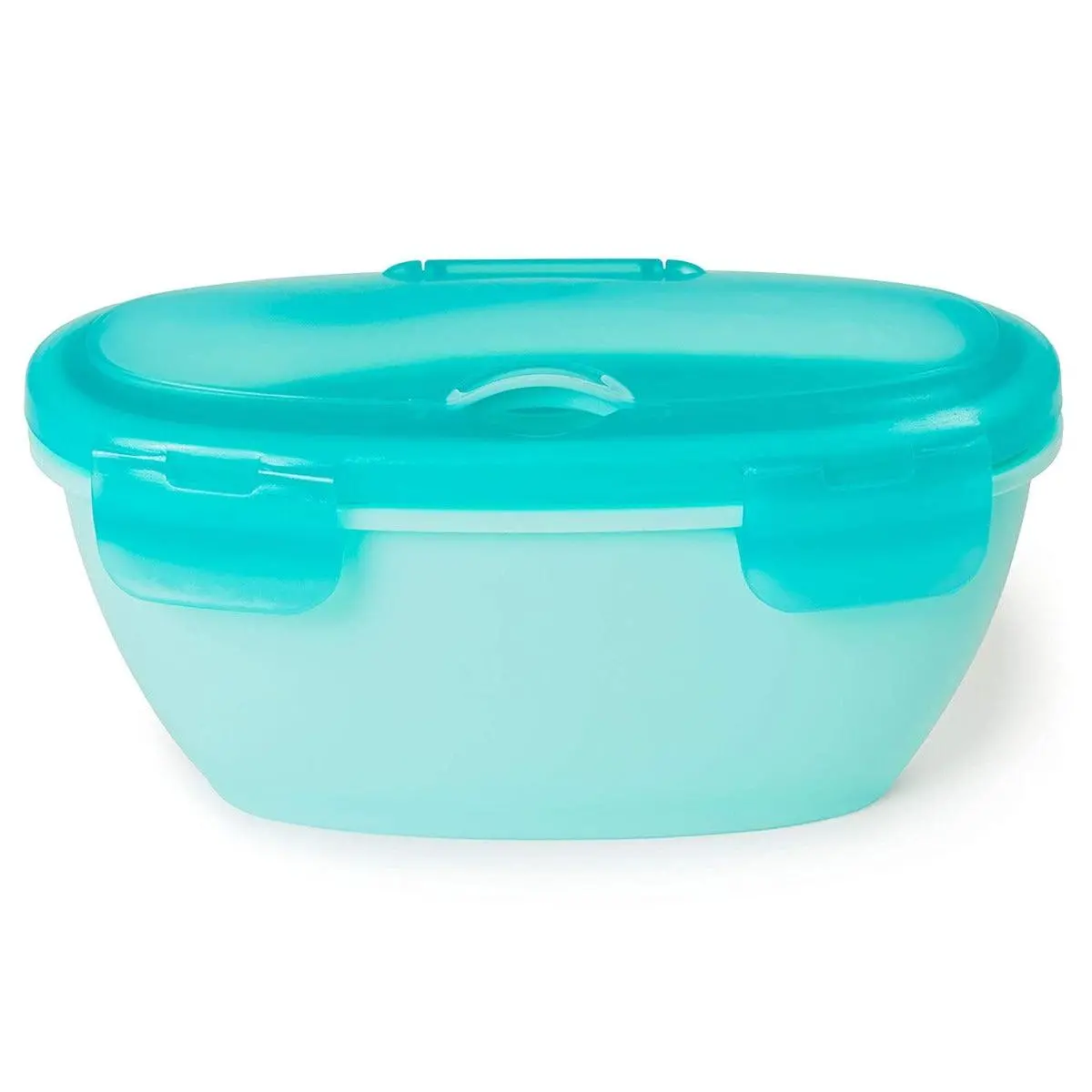 Skip Hop Easy-Serve Travel Bowl Teal - Weaning Accessory For Ages 0-3 Years 1