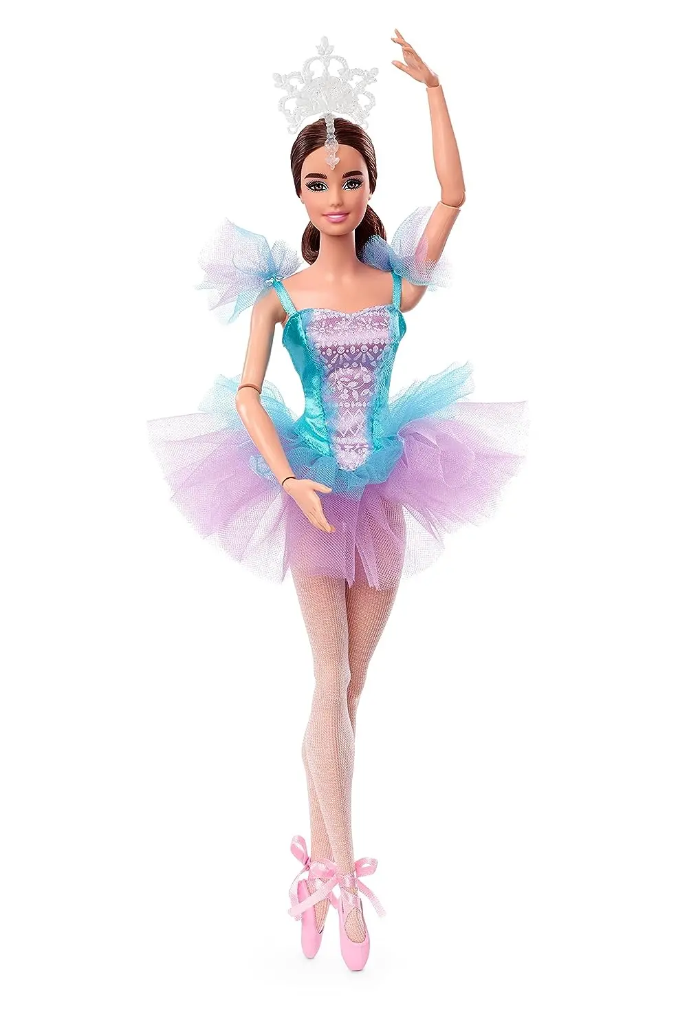 Barbie 12 Inch Signature Ballet Wishes Doll Wearing Ballerina Costume, Tutu, Pointe Shoes & Tiara For 6 Year Olds And Up 1