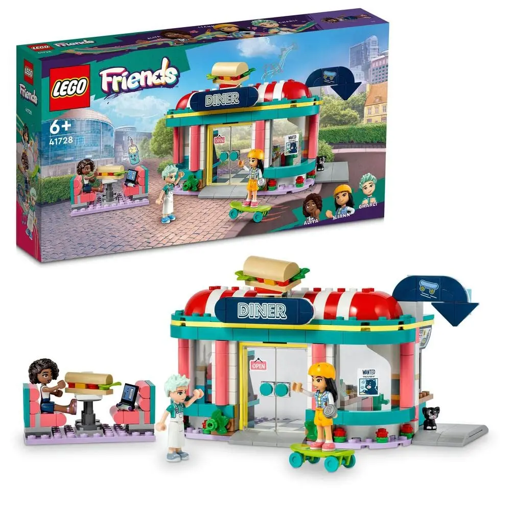 Lego Friends Heartlake Downtown Diner Building Kit For Ages 6+ 1