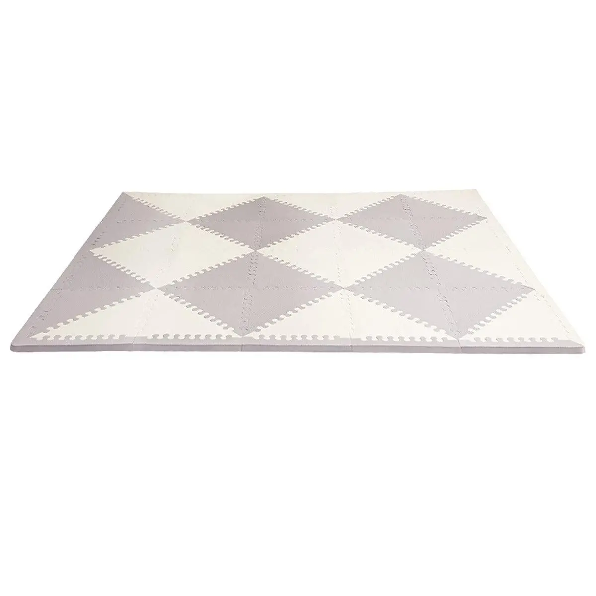 Skip Hop Playspot Geo Playgym & Mats Grey-Cream - Playmats For Ages 0-2 Years 1