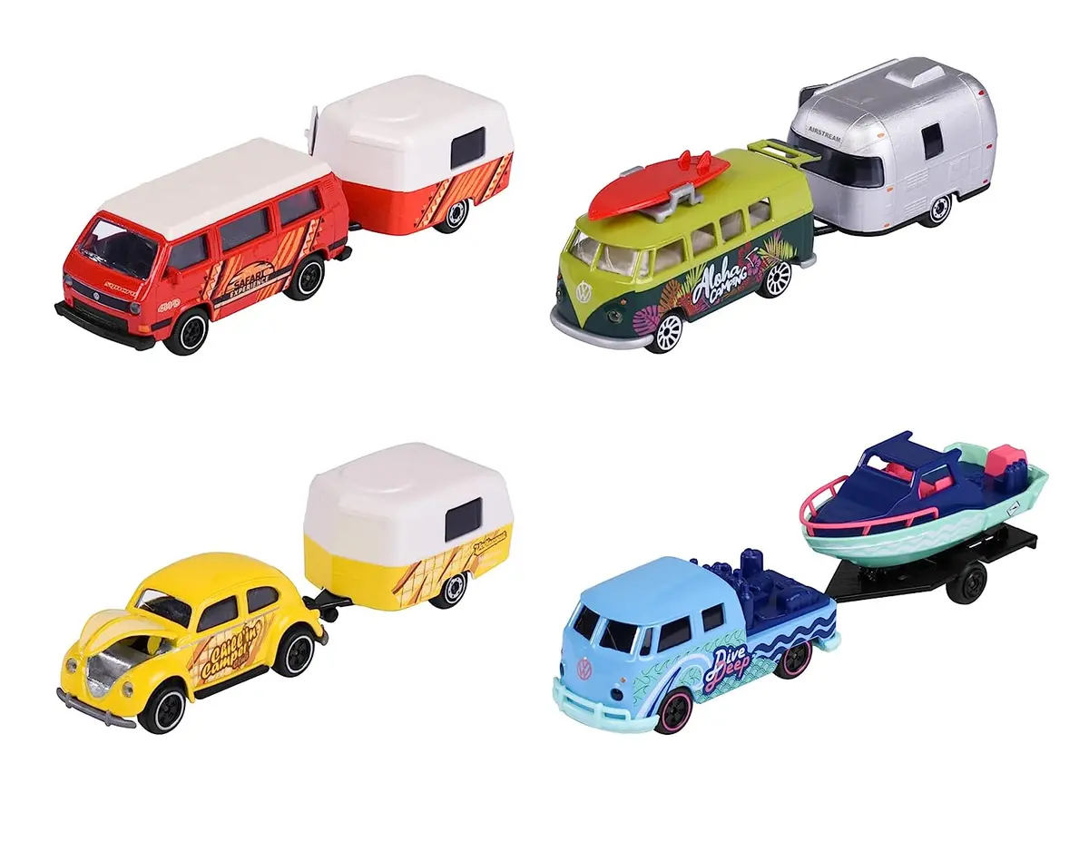Majorette Volkswagen The Originals Trailer Series - Design & Style May Vary, Only 1 Model Included 1