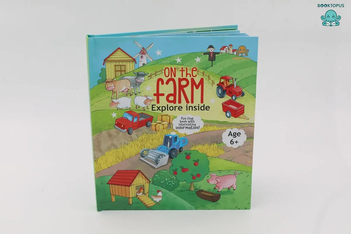 Booktopus Lift-The-Flap Learning Book - Explore The Farm Knowledge Book For Kids - Interactive Learning Books 6+ 2
