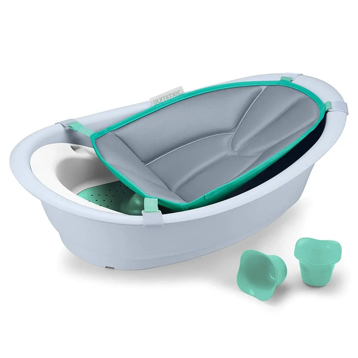 Summer Infant Gentle Support Multi-Stage Bath Tub Neutral - Bath Tub For Ages 0-12 Months 1