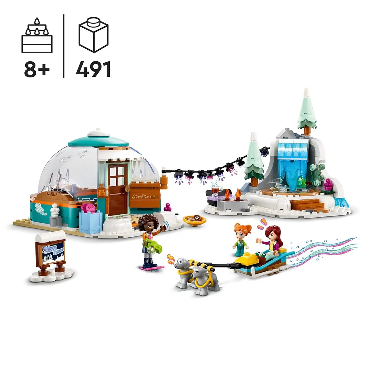 Lego Friends Igloo Holiday Adventure Building Kit For Ages 8+ 2