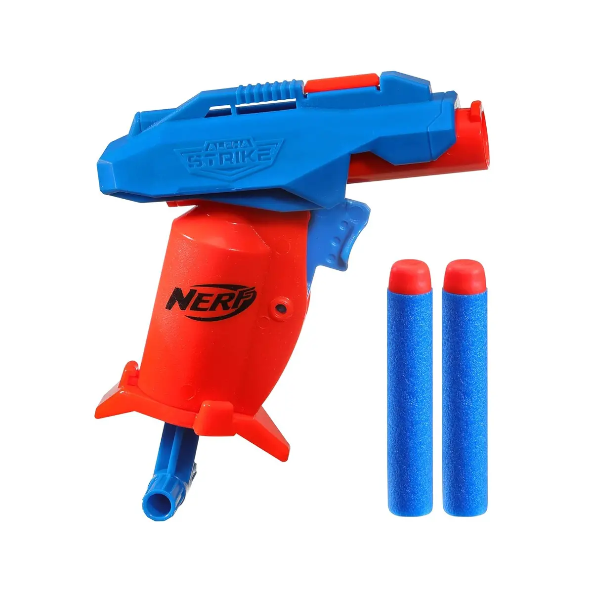 Nerf Alpha Strike Slinger Sd-1 Single-Fire Dart Blaster - Includes 2 Official Nerf Elite Foam Darts, Easy Load Prime Fire,Multicolor 1