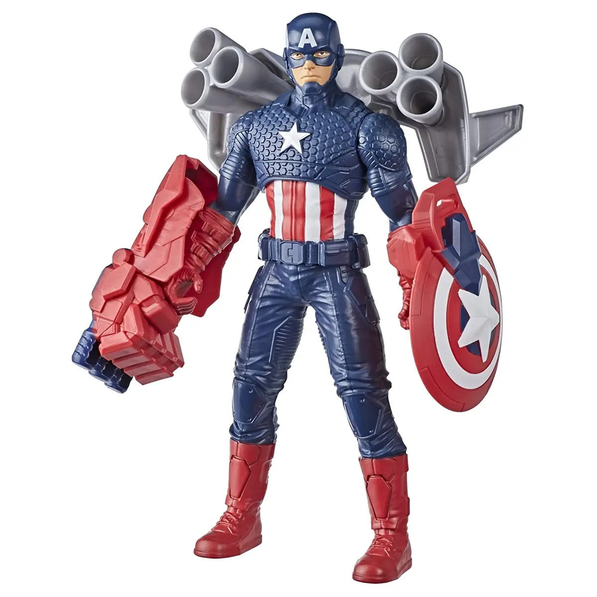 Marvel 9.5-Inch Scale Collectible Super Heroes Captain America Action Figure With 3 Accessories For Kids Ages 4 And Up 1