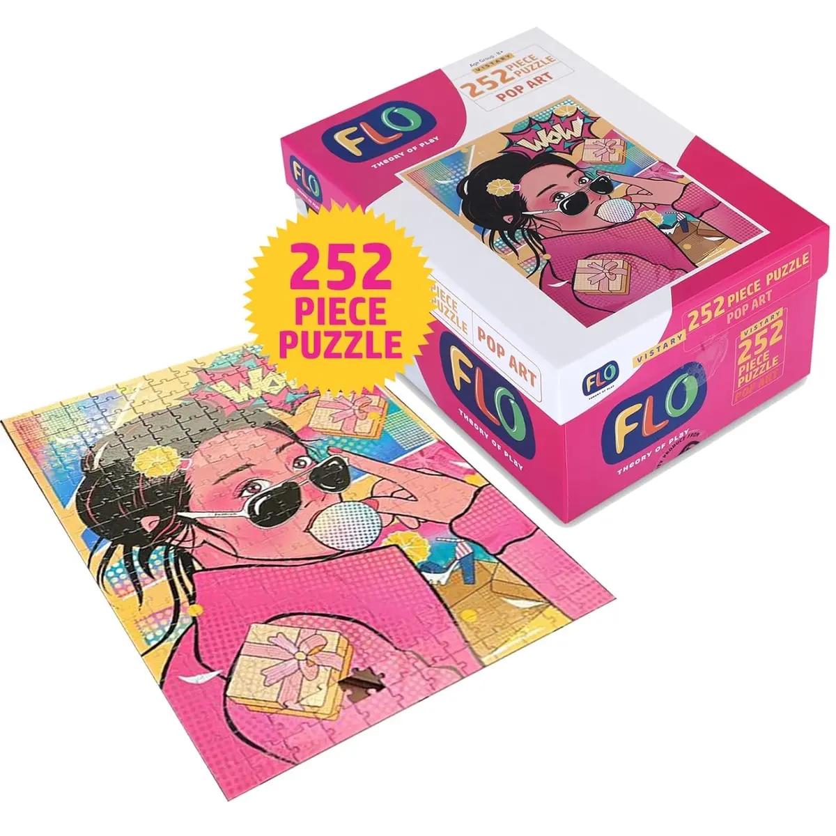 Flo Toys Magic Pop Art 252 Pieces Jigsaw Puzzle 8+ 1