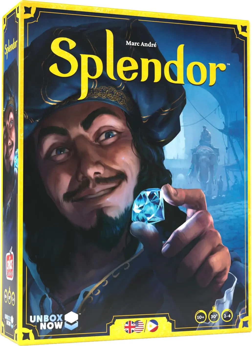 Amodee Splendor 2-4 Person Strategy Board Game For Teenagers & Adults Ages 14+ By Space Cowboys 1
