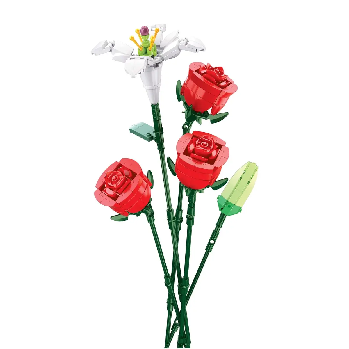 Sluban Flowers - Rose Building Blocks For Ages 6+ 2
