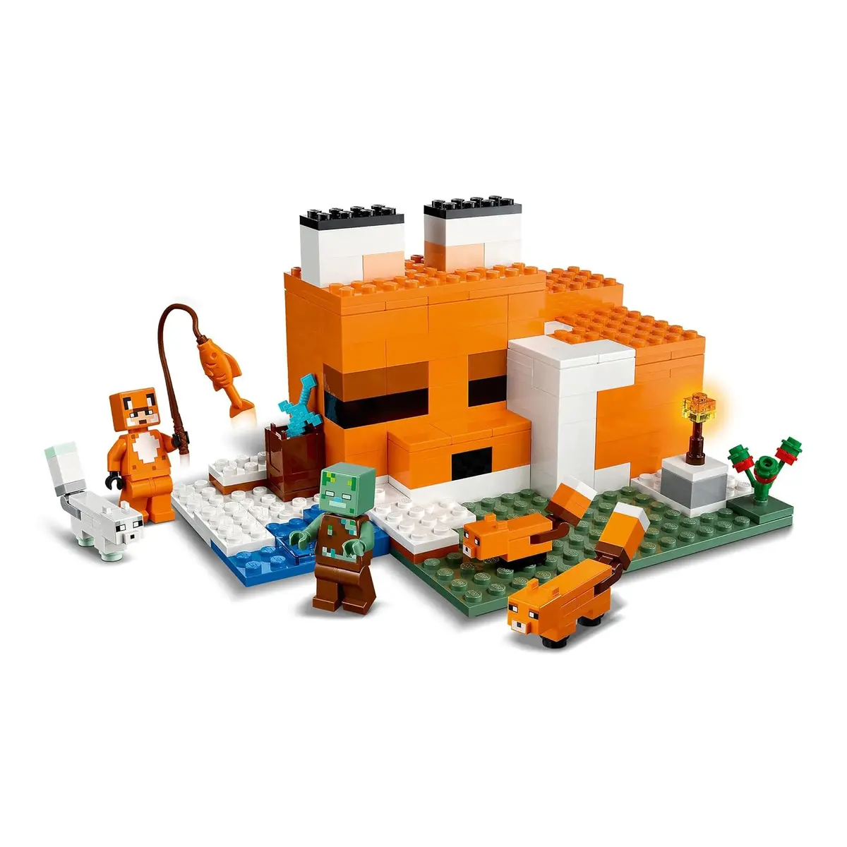 Lego Minecraft The Fox Lodge Building Kit For Ages 8+ 2