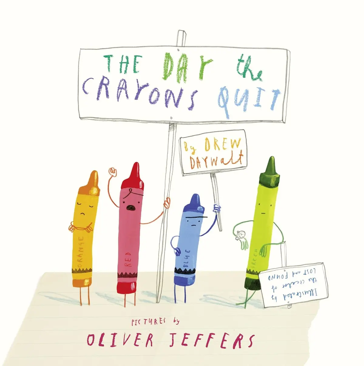 Oliver Jeffers The Day The Crayons Quit Picture Book For Ages 3+ 1