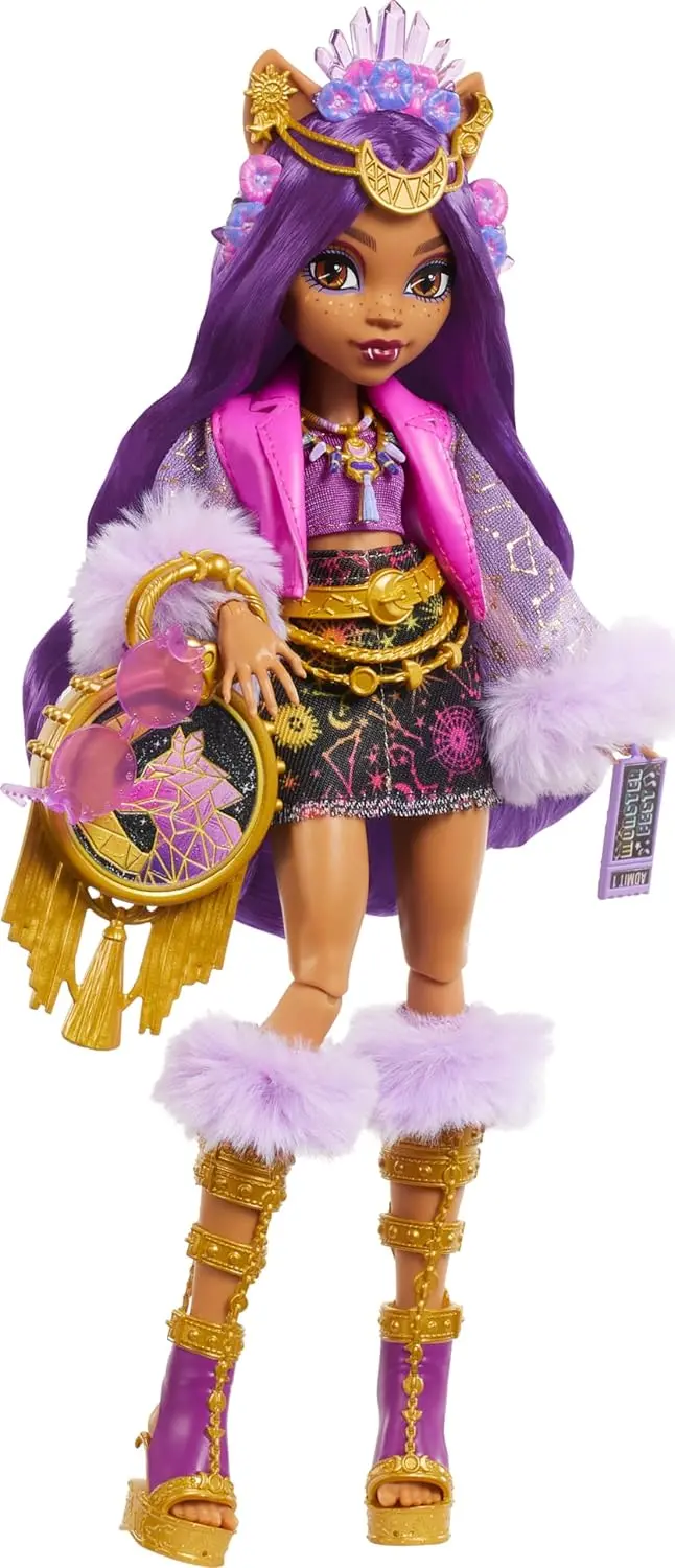 Monster High Clawdeen Wolf Doll With Glam Monster Fest Outfit And Festival Themed For Kids 8-15 Years 1