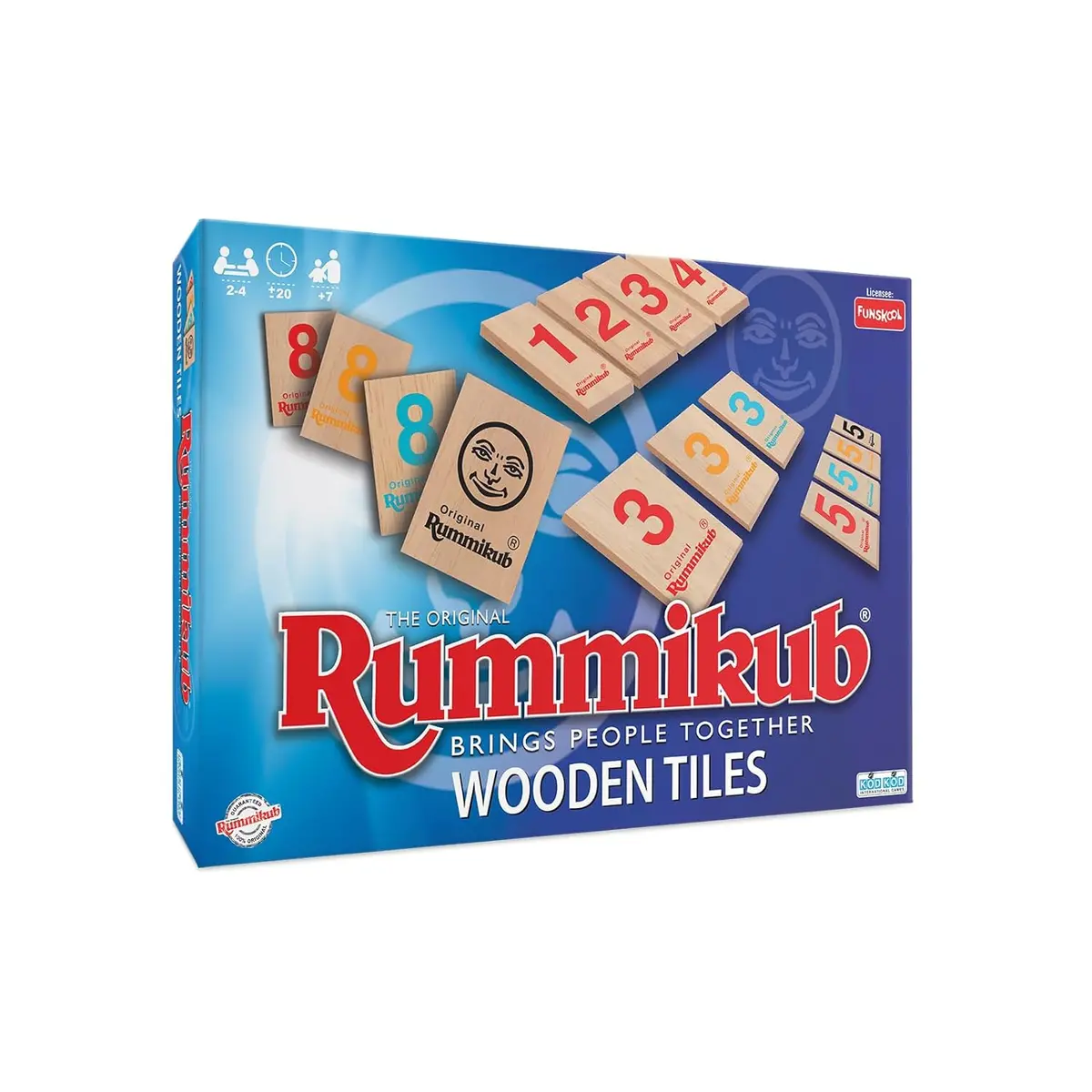 Funskool Games Rummikub Wooden Tiles, 2-4 Players Strategy Fun Family Game For Ages 7 Years+ 1