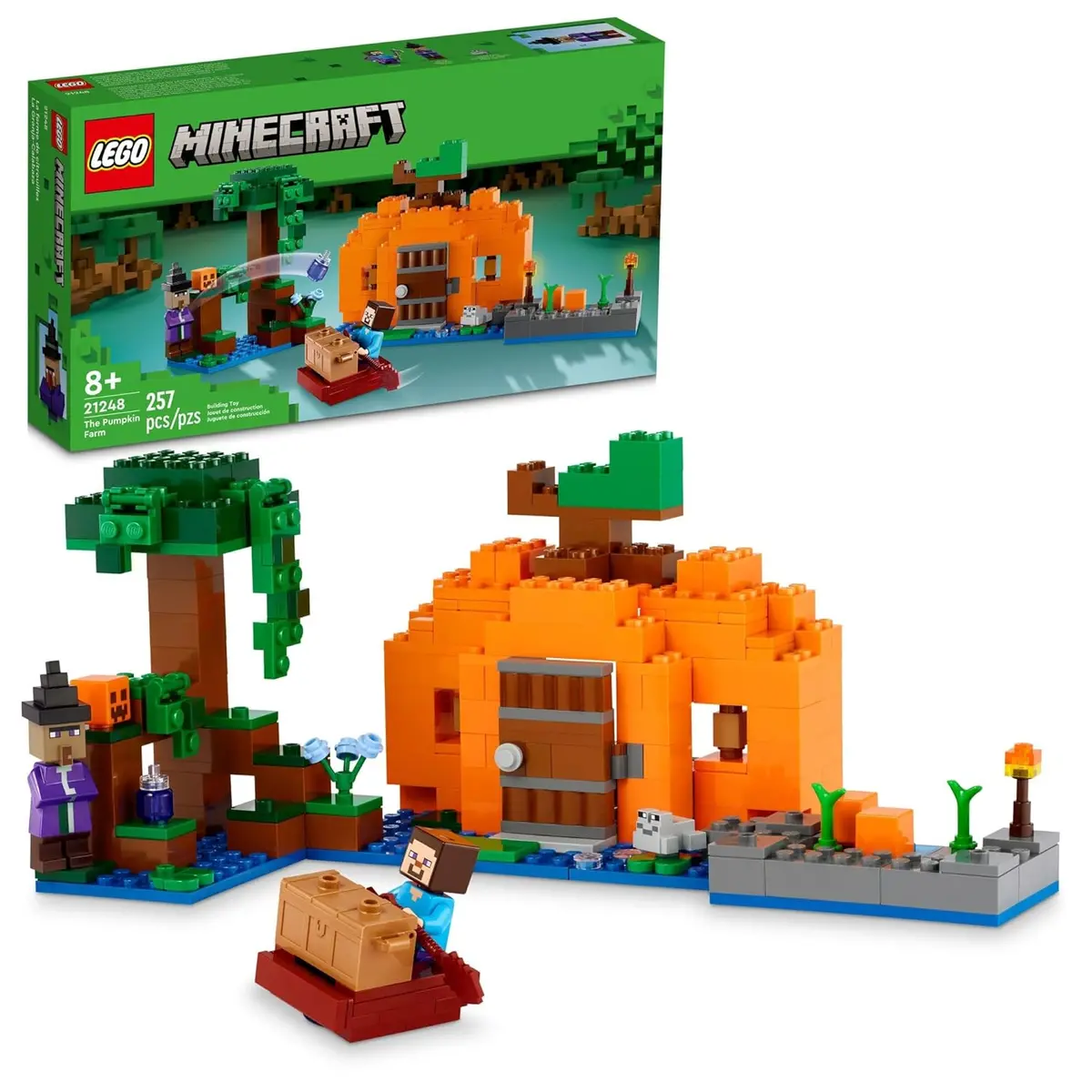 Lego Minecraft The Pumpkin Farm Building Kit For Ages 8+ 1