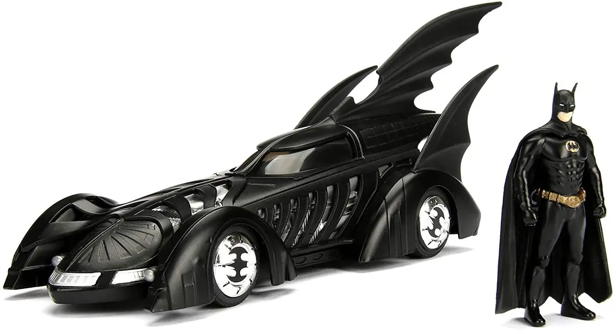 Jada Toys Metals 1:24 Scale Batman Forever - Batmobile With Batman 1