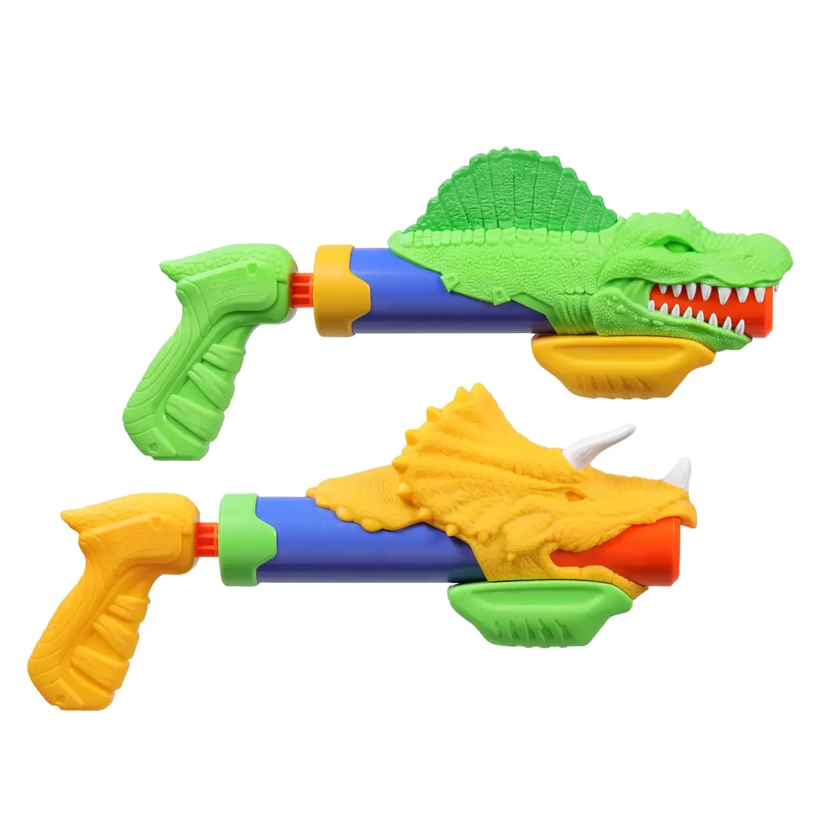 Nerf Super Soaker Dinosquad Dino Splashers 2 Water Blasters For Holi - Set Of 2 Pichkari - Pichkari For Outdoor Water Games On Holi Festival, Branded Toy Pichkari For Kids 6+ 1