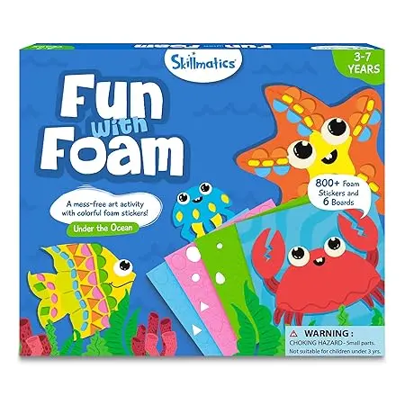 Fun With Foam: Amazing Animals | No Mess Sticker Art (Ages 3-7) 1