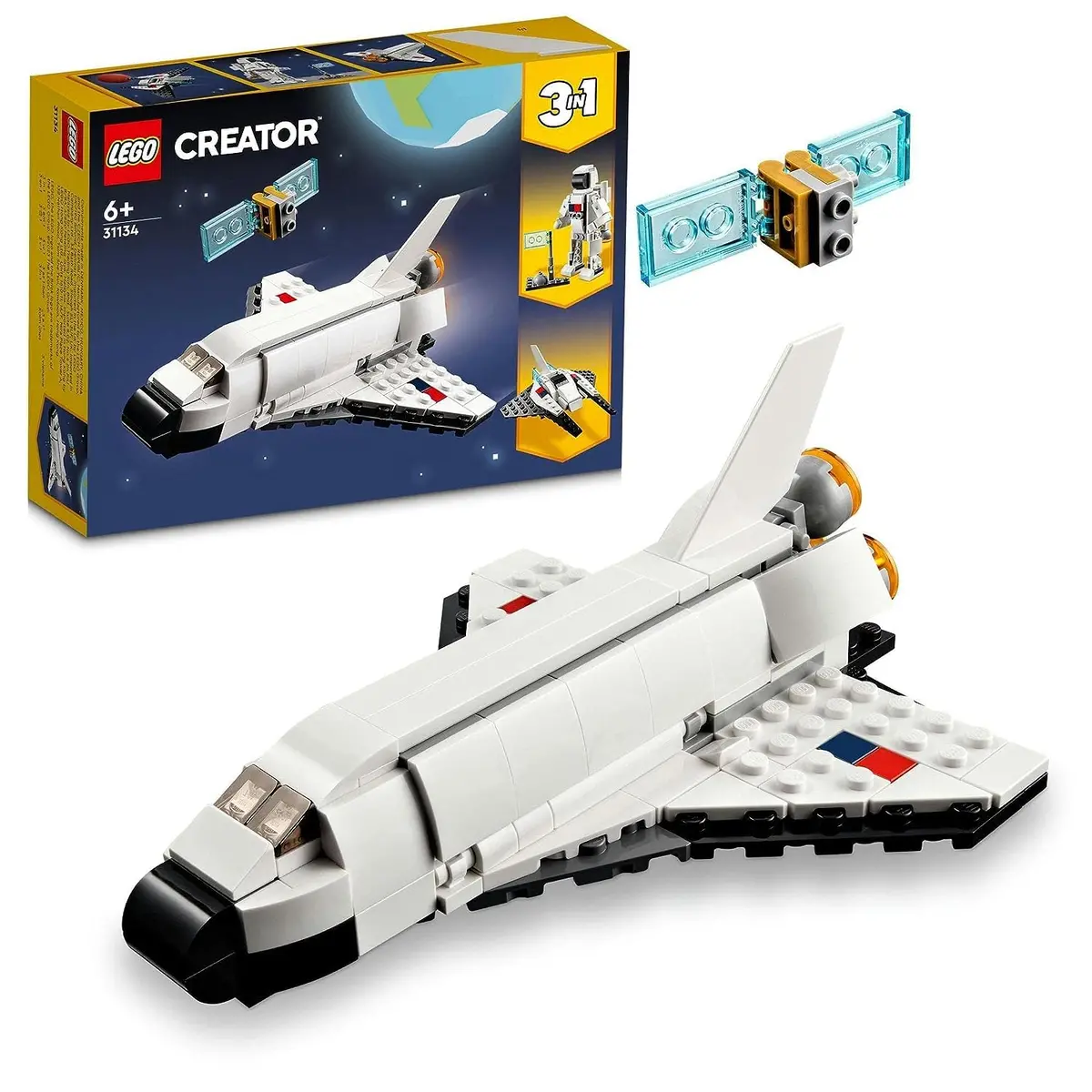 Lego Creator 3In1 Space Shuttle Building Kit For Ages 6+ 1