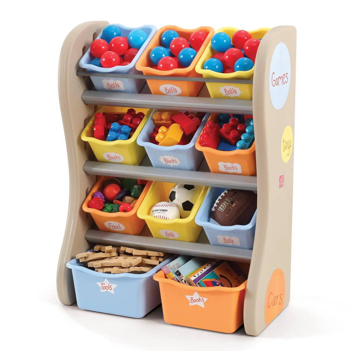 Step2 Fun Time Room Organiser For Kids Ages 2+ 2