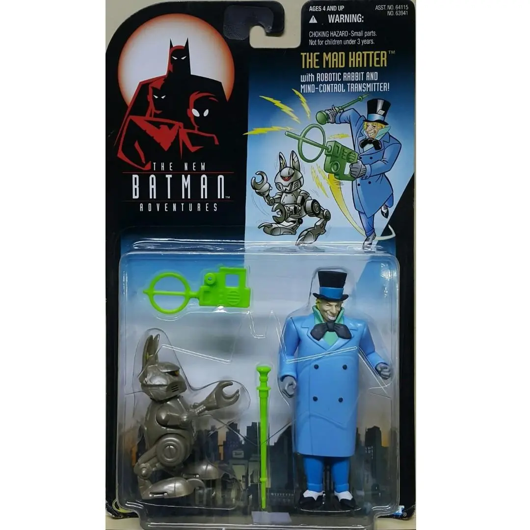 Kenner 63941 蝙蝠俠新冒險 瘋帽客 The New Batman Adventures The Mad Hatter With Robotic Rabbit And Mind-Control Transmitter (Buy-Spk) 倉1121 1
