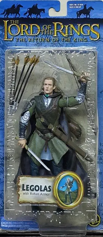 Toy Biz 81320 魔戒三部曲 王者再臨 驃騎國洛汗盔甲 勒苟拉斯 奧蘭度布林 The Lord Of The Rings The Return Of The King Legolas With Rohan Armor Orlando Bloom (Lotr) 1