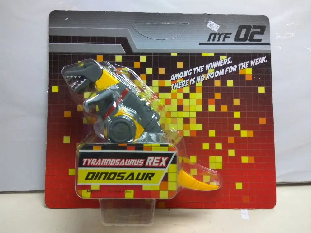 變形金剛 恐龍派 鋼鎖 Transformers Ntf02 Tyrannosaurus Dinosaur Grimlock (Man-514) (Pa-0) 1