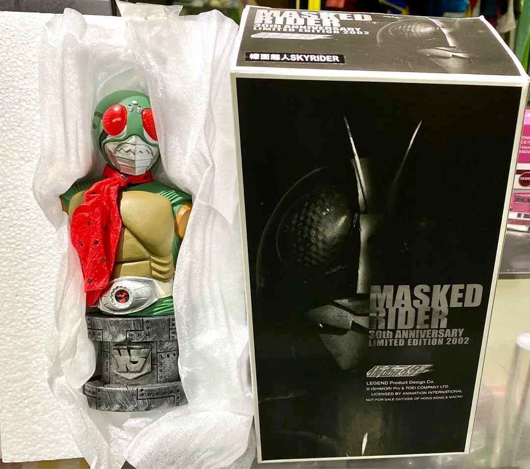 Legend 幪面超人 飛天幪面超人 陶瓷半身像 Masked Rider Skyrider 30Th Anniversary Limited Edition 2002 Resin Bust (Elt-23-60) 存 1