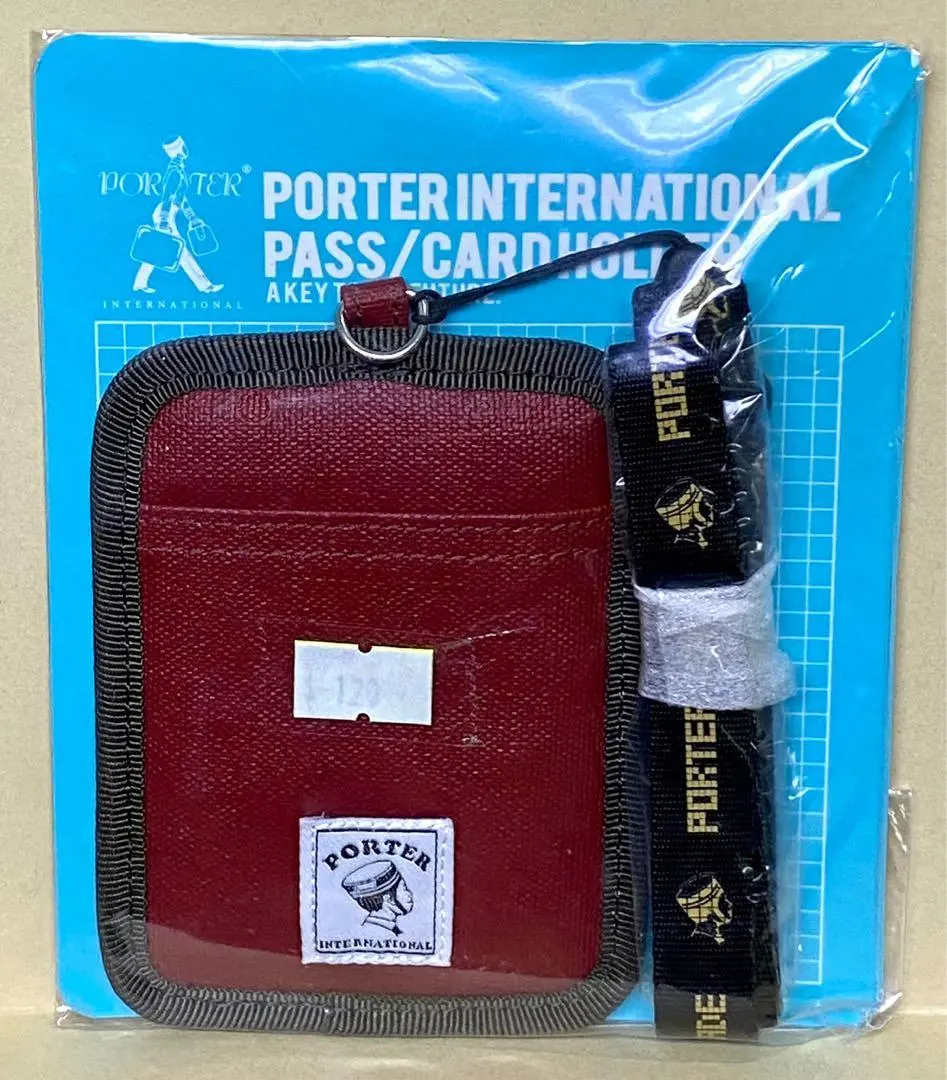 Porter International Pass / Card Holder 卡袋 Maroon 棗紅色 （Pa-0) 1