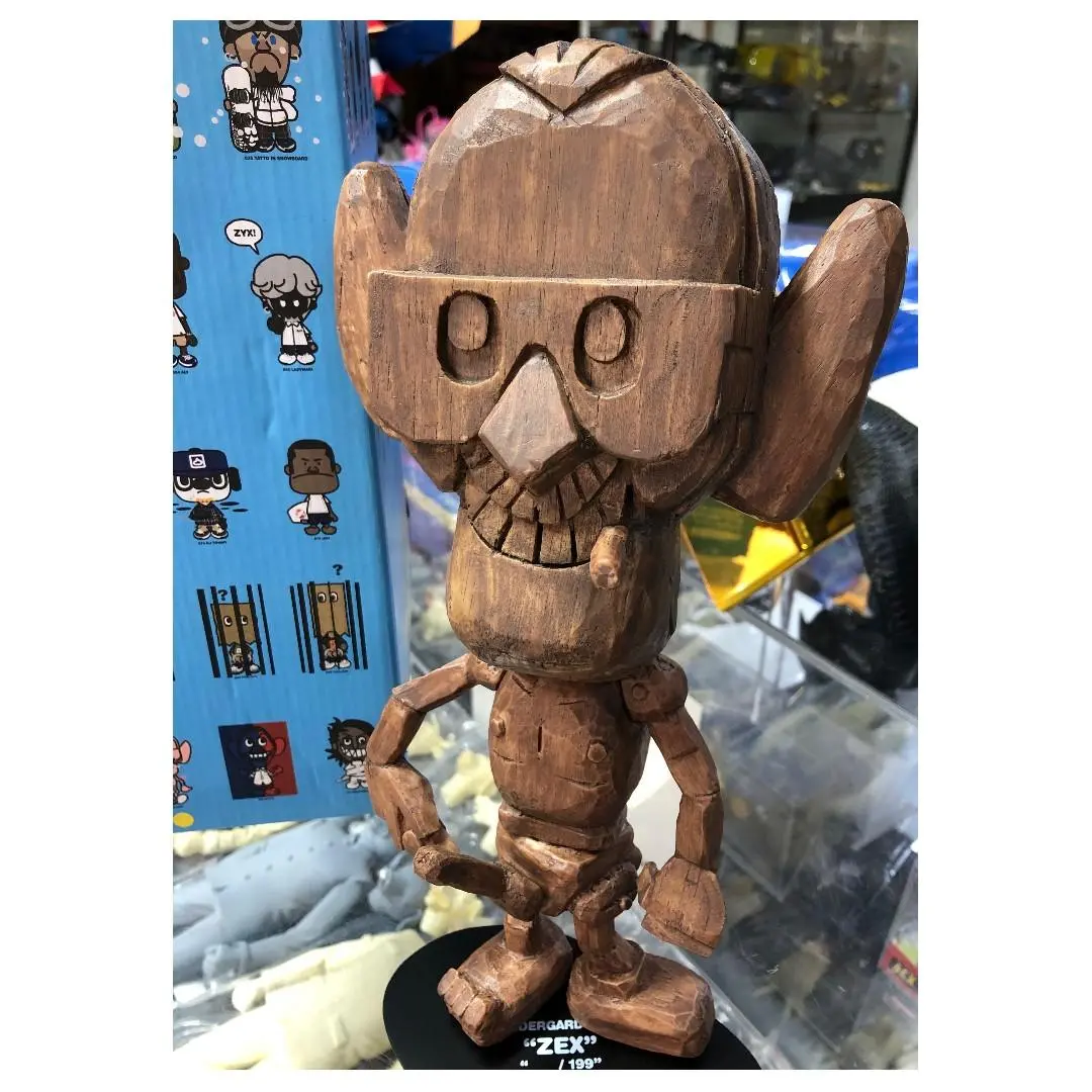 Crazysmiles Kindergardener Michael Lau 9" Wood Gardener 10Th Anniversary Kg9w1110 108 Zex Figure (Piu235) 2