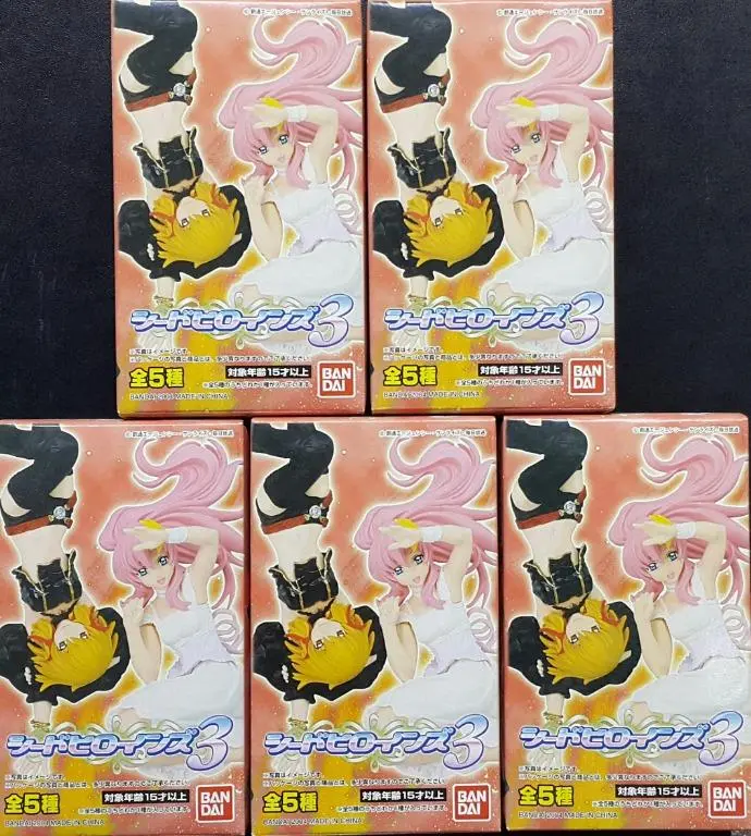 Bandai 26506 機動戰士高達 特種命運 卡嘉蓮尤拉阿斯巴 莉古絲古蘭爾 露娜瑪麗亞賀古 佩莉亞斯達 史汀娜露茜 盒蛋套裝 Mobile Suit Gundam Seed Destiny Seed Heroines 3 Cagalli Yula Athha Lacus Clyne Lunamaria Hawke Flay Allster Stellar Loussier Set (Buy-Mc) 存 1