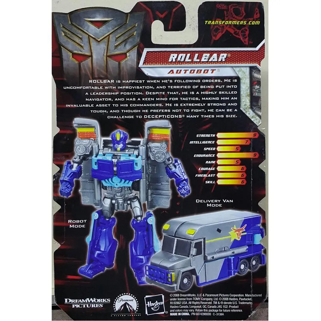 Hasbro 變形金剛 狂派再起 Transformers Revenge Of The Fallen Scout Class Autobot Rollbar 38559 (Toy-109-60) 2