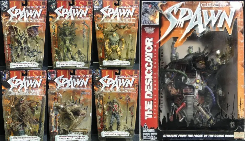 麥法蘭 再生俠 Mcfarlane Toys Spawn Series 13 Curse Of The Spawn Curse Of The Spawn 2 11161 Medusa 11162 Zeus 11163 Raenius 11164 Jessica Priest &Amp; Mr Obersmith 11165 Hatchet 11166 Desiccator 65530 (Csw) 1