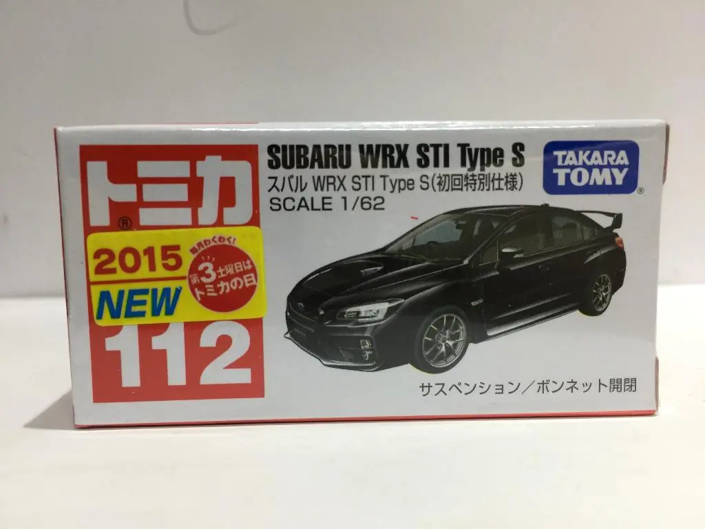 Takara Tomy Tomica 112 1/62 Subaru Wrx Sti Type S (82745) (Piu18店) 1