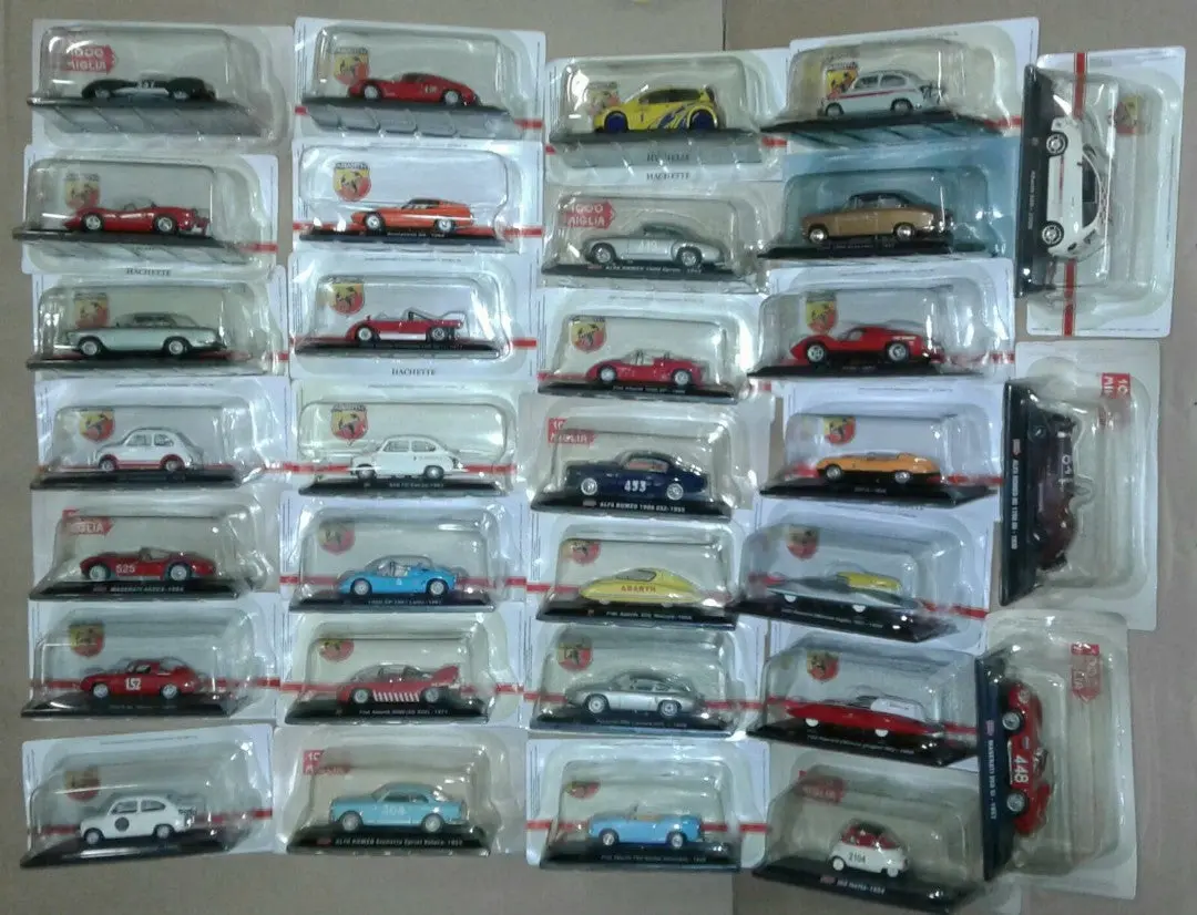 Hachette 1/43 Abarth Italy Fiat 名車 每架 $50 1