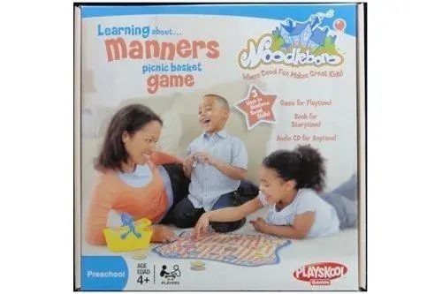 Hasbro Noodleboro Learning About Manners Picnic Basket Game 30298 (Pa-0H) 1