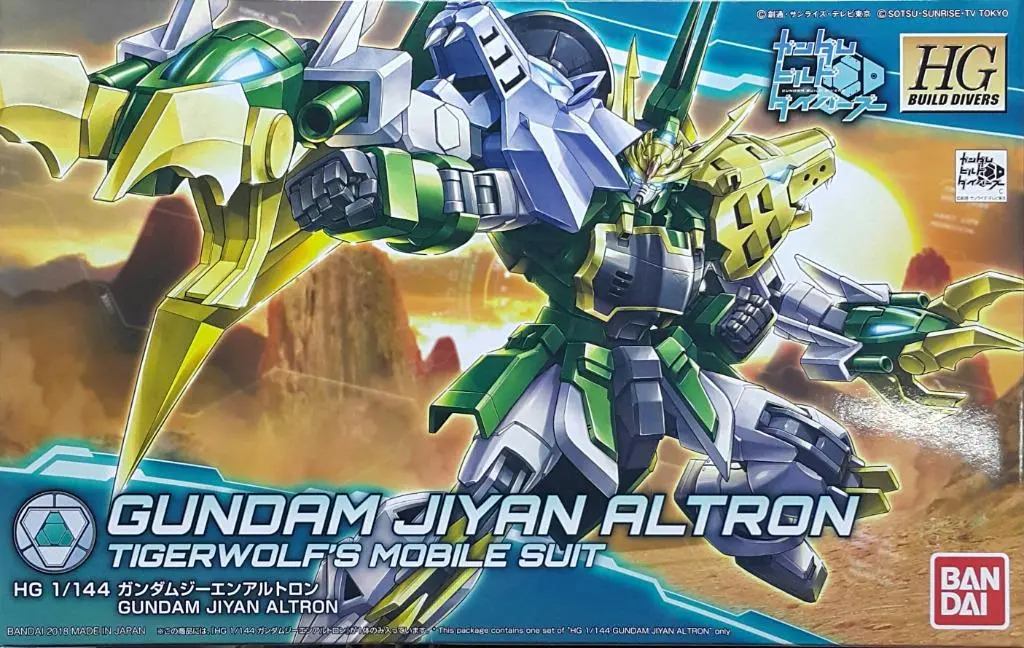 Bandai 30356 高達創戰潛行者 虎狼專用機 高達激炎雙頭龍 拼裝模型 Hg Gundam Build Divers 011 Gundam Jiyan Altron Tigerwolf's Mobile Suit Model Kit (Epc-2095-25 存 / Epc-2344-21 存) 1