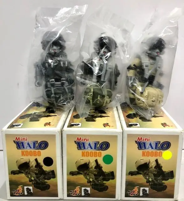 Hot Toys Mini Halo Koobo High Altitude Low Opening Toy Hunters 玩具狂熱 Dog 9 Set Of 3 Black Green Yellow (Buy-Spk) 1