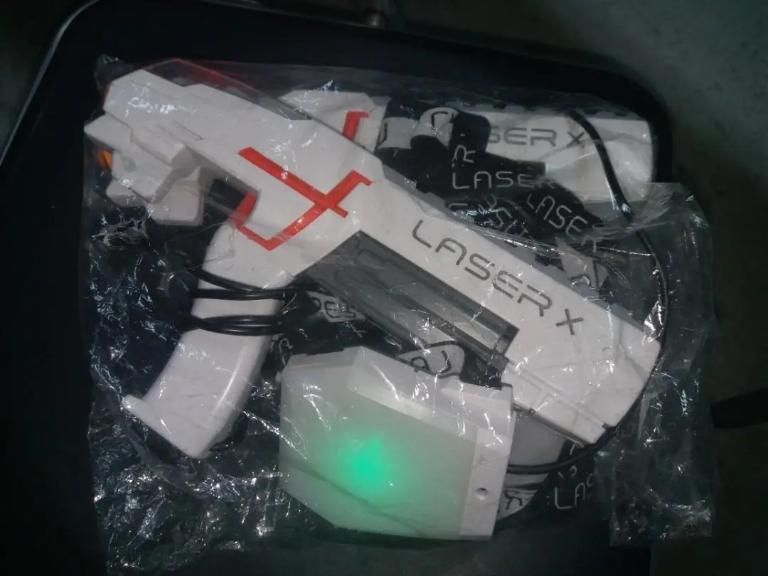 Laser X雙人雷射槍遊戲 打中咗有聲響 1