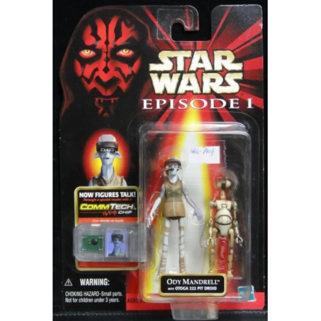 Hasbro 84117 星球大戰前傳: 魅影危機 Star Wars Episode I The Phantom Menace Ody Mandrell With Otoga 222 Pit Droid With Commtech Chip (Buy-Spk) 倉 1
