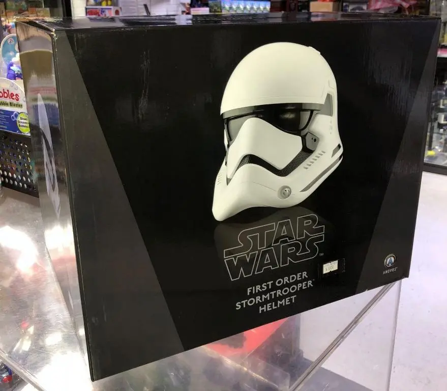 全新 1/1 Disney Anovos 2015 Star Wars First Order Stormtrooper Helmet C791-94/2 1