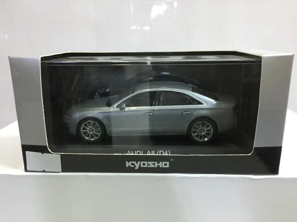 Kyosho 1/43 Audi A8 D4 Gray (03811Gr) (16432) (Pa80) 1