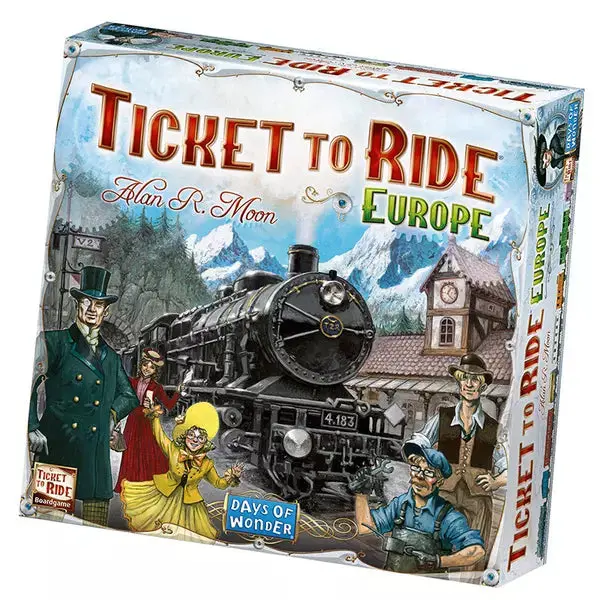 Asmodee Ticket To Ride Europe Board Game 1